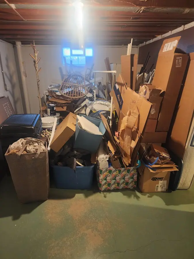 Roll-off dumpster container at job site for Cleanout Dumpster Rental in Tehaleh